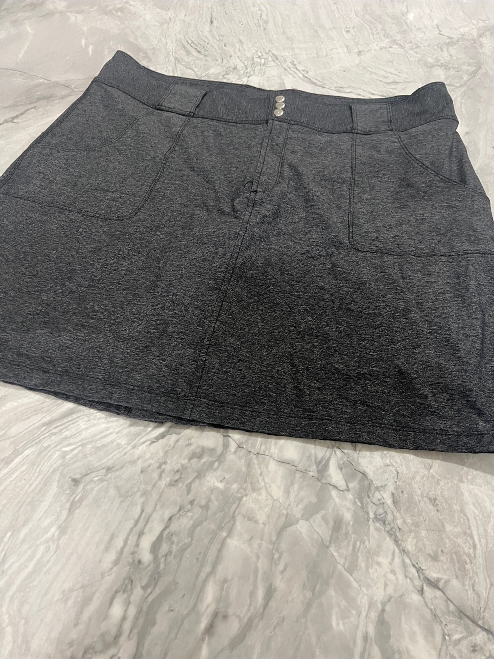 Jofit Charcoal Gray Athletic Skort